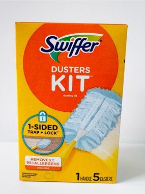 Swiffer Dusters Starter Kit Handle + 5 Refills NEW Cleaning Dusting Kit